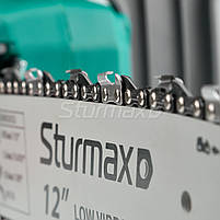 Акумуляторна Sturmax ланцюгова пилка 20В комплект акумулятор 4Аг та зарядне, фото 9