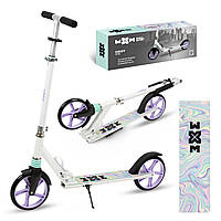 Двоколісний самокат для дітей, підлітків і дорослих міський, складаний WXM DRIFF Fluid 200mm