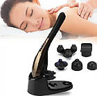 Універсальний ручний електро-масажер Benbo AM-12L для всього тіла, ніг, шиї, рук, спини, плечей і м'язів перкусійний віброційний а, фото 4