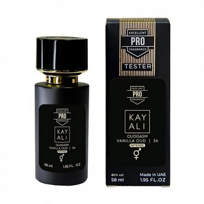Парфуми унісекс Kayali Oudgasm Vanilla Oud | 36 Intense - Tester 58ml