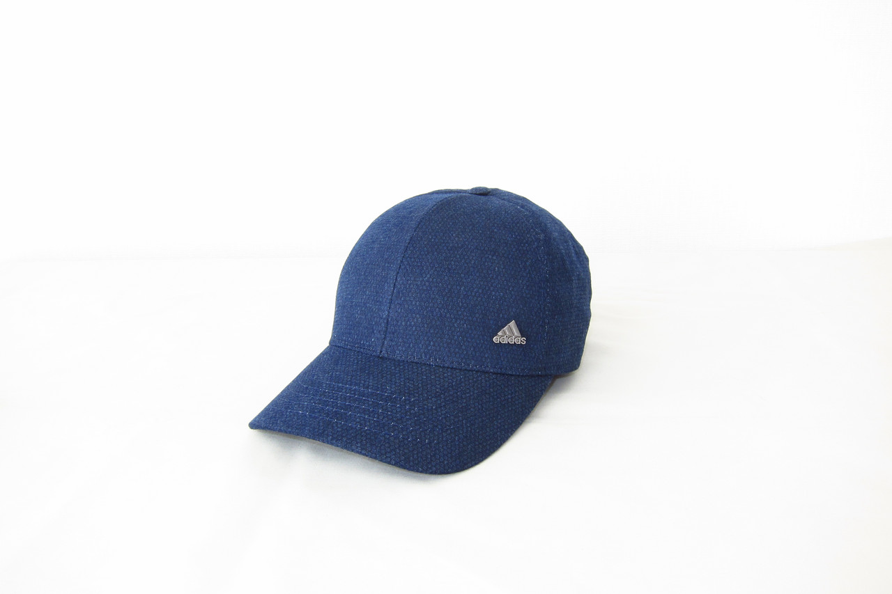 Кепка бейсболка літня джинсова ADIDAS залізне лого 00758, фото 1