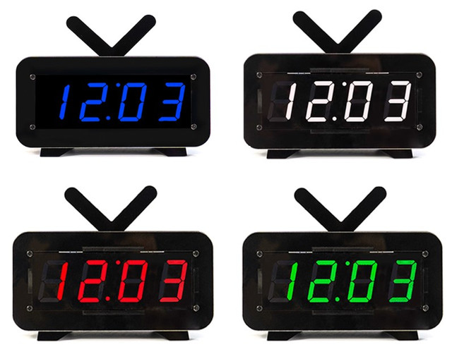 DIY набор для сборки цифровых часов с большим дисплеем