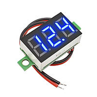 Вольтметр 4,5 - 30 В, 0.36 LED, Синій