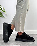 Замшеві кросівки чорного кольору – універсальний вибір, фото 3