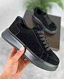 Замшеві кросівки чорного кольору – універсальний вибір, фото 5