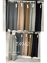 Жіночі спортивні штани тканина бавовна розмір 4-6хл мікс кольору в пакованні від 8 шт.