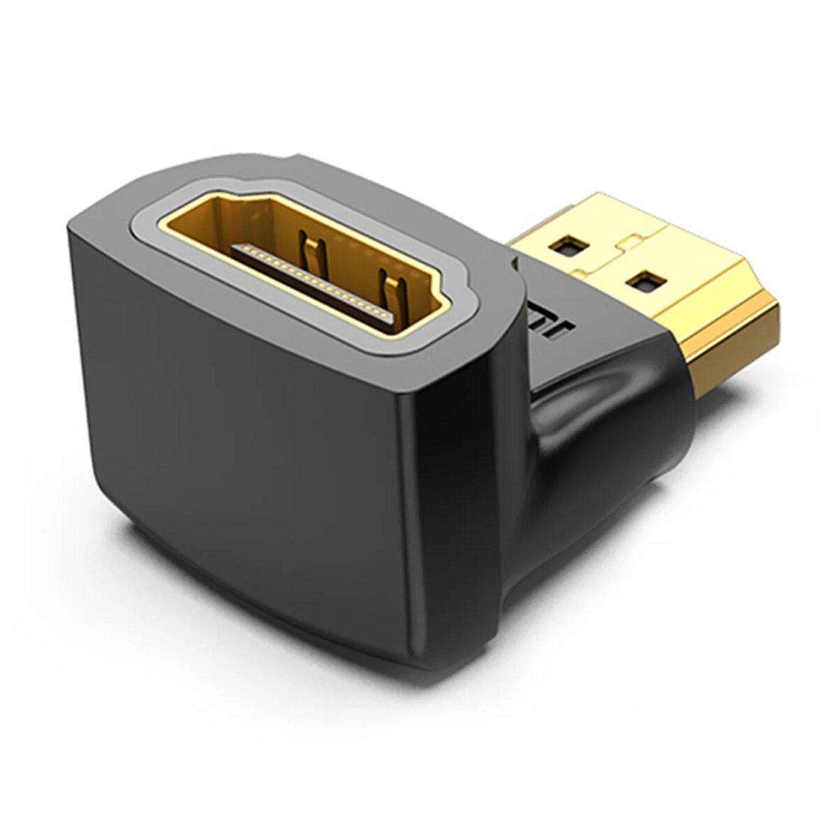 Адаптер Vention HDMI 90 Degree Male to Female Adapter Black (AIOB0)