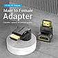 Адаптер Vention HDMI 90 Degree Male to Female Adapter Black (AIOB0), фото 5