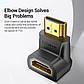 Адаптер Vention HDMI 90 Degree Male to Female Adapter Black (AIOB0), фото 6