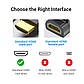 Адаптер Vention HDMI 90 Degree Male to Female Adapter Black (AIOB0), фото 8