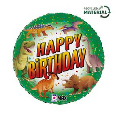 Grabo 18" HB Динозаврі Фольгована куля — В УП
