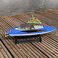 Катер на радіокеруванні Sea Phantom 28 км/год Синій | Човен на пульті управління | Корабель на радіоуправлінні, фото 5