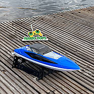 Катер на радіокеруванні Sea Phantom 28 км/год Синій | Човен на пульті управління | Корабель на радіоуправлінні, фото 7