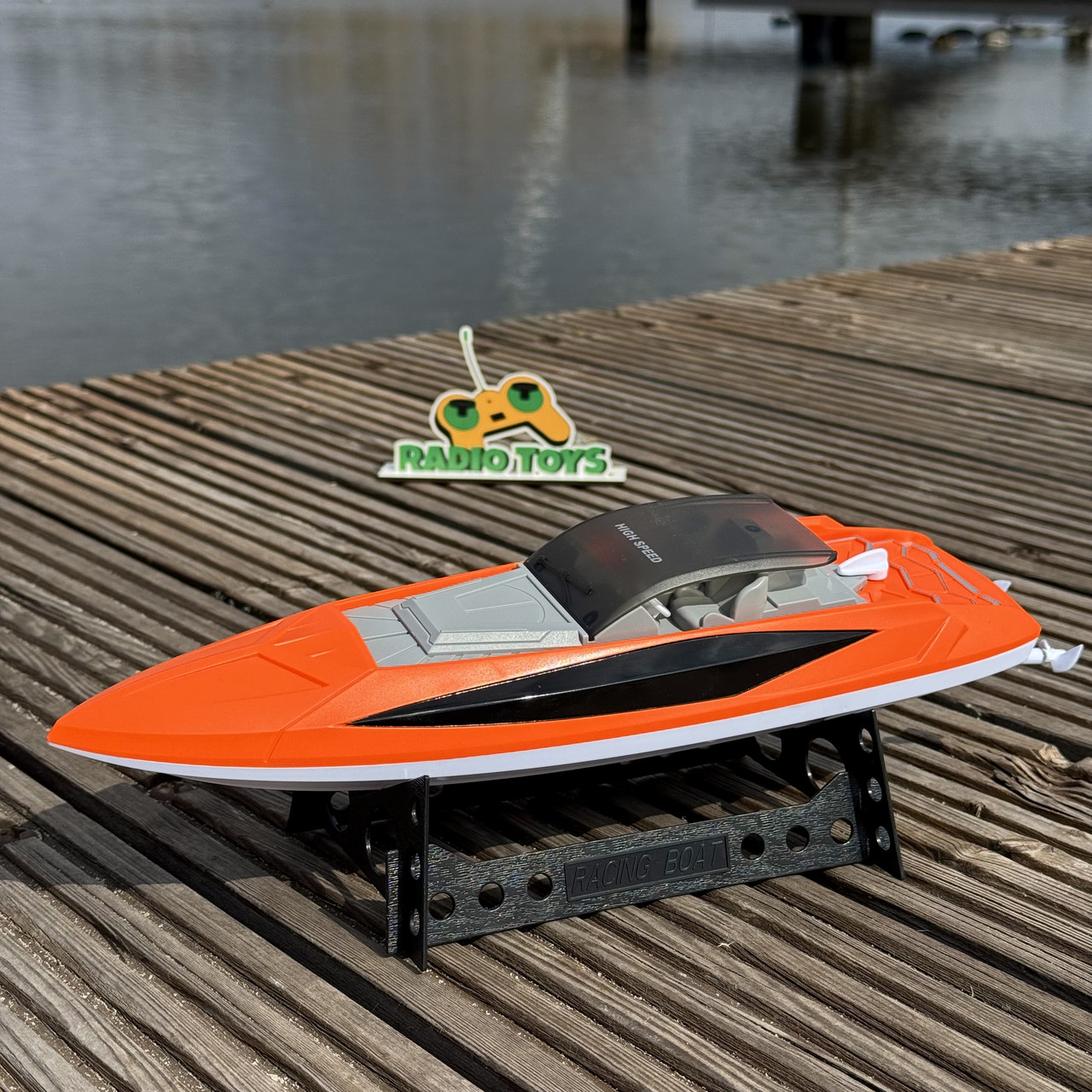 Катер на радіокеруванні Sea Phantom 28 км/год Оранжевий | Човен на пульті управління | Корабель на радіоуправлінні, фото 1