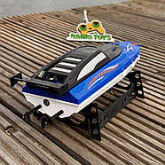 Катер на радіокеруванні HydroFlash Синій | Човен на пульті управління | Корабель на радіоуправлінні, фото 5
