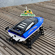 Катер на радіокеруванні HydroFlash Синій | Човен на пульті управління | Корабель на радіоуправлінні, фото 2