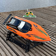 Катер на радіокеруванні HydroFlash Оранжевий | Човен на пульті управління | Корабель на радіоуправлінні, фото 4