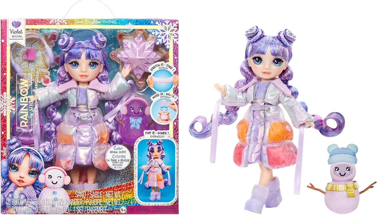 Лялька Rainbow High Winter wonderland Віолетта з аксесуарами 120865