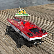 Катер на радіокеруванні Poseidon Червоний | Човен на пульті управління | Корабель на радіоуправлінні, фото 2