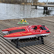 Катер на радіокеруванні Poseidon Червоний | Човен на пульті управління | Корабель на радіоуправлінні, фото 5