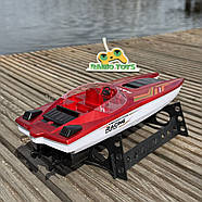 Катер на радіокеруванні Poseidon Червоний | Човен на пульті управління | Корабель на радіоуправлінні, фото 4