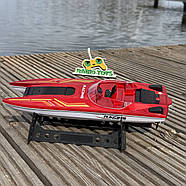Катер на радіокеруванні Poseidon Червоний | Човен на пульті управління | Корабель на радіоуправлінні, фото 3