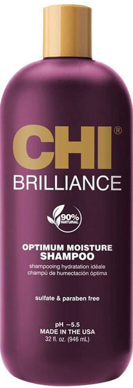 Шампунь для пошкодженого волосся Deep Brilliance Optimum Moisture CHI, 946 мл, фото 1