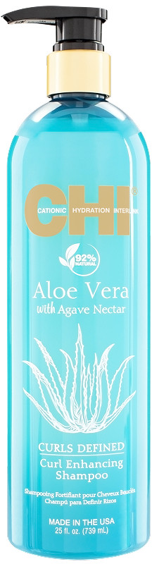 Шампунь для кучерявого волосся з алое вера Aloe Vera CHI, 340 мл, фото 1
