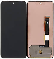 Дисплей модуль тачскрин Motorola XT2255-1 Moto G72 чорний P-OLED оригінал