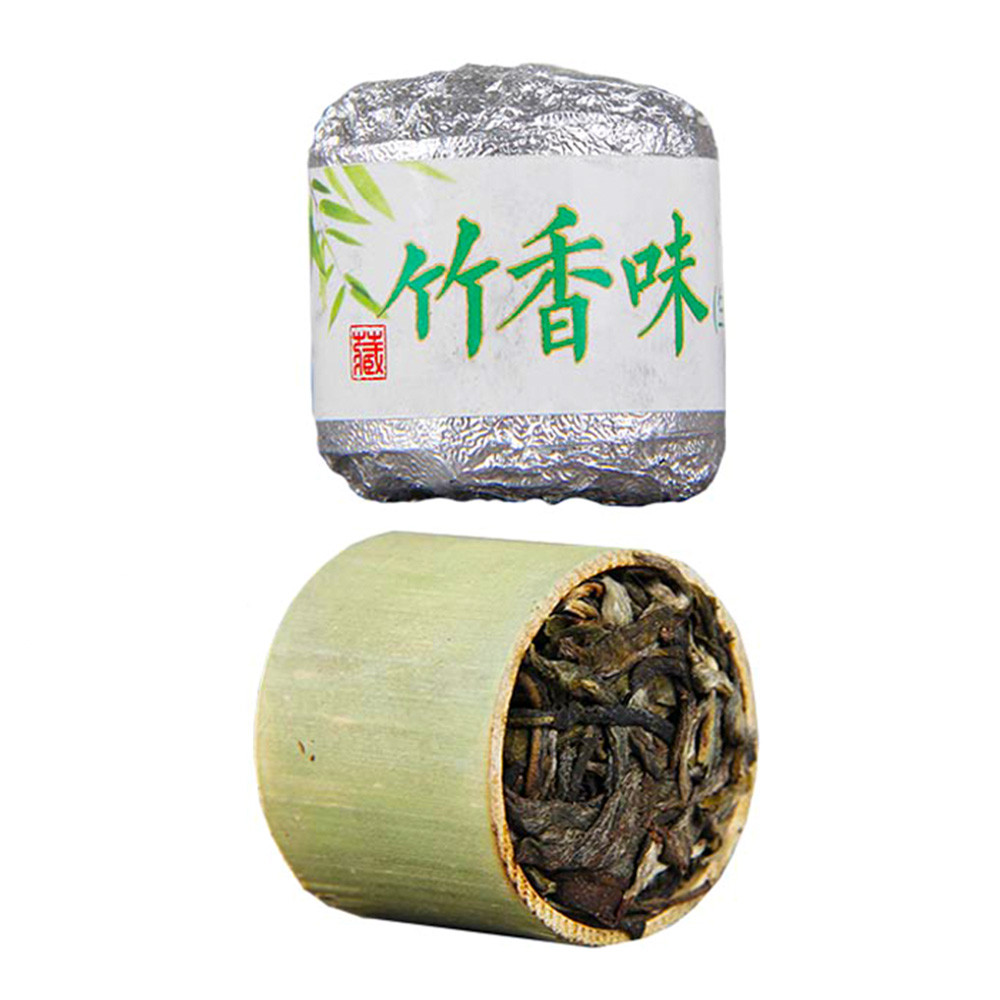 Чай Шен Пуєр 11-18г Юньнань бамбукова шайба 2022р, фото 1