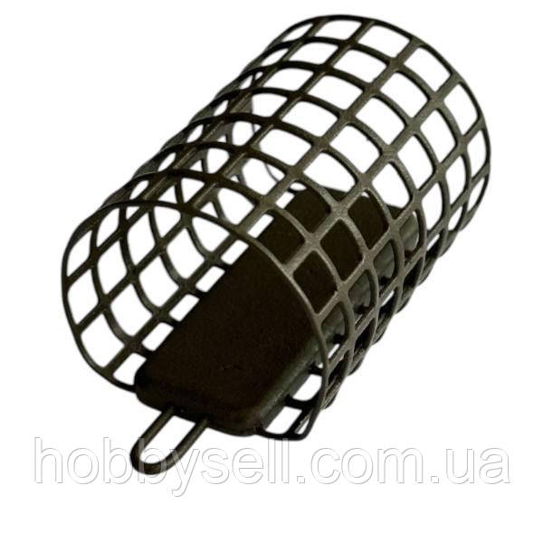 Металева фідерна годівниця 100г "№714" (90г - 120г) Рибальська годівниця для сильної течії, фото 1