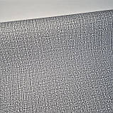 Шпалери вінілові 10.05 × 1.06 м Marburg 1032858, сірі, текстура рогожка для спальні, вітальні, передпокою, коридору, фото 5