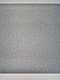 Шпалери вінілові 10.05 × 1.06 м Marburg 1032858, сірі, текстура рогожка для спальні, вітальні, передпокою, коридору, фото 7