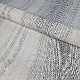 Шпалери вінілові 10.05 × 1.06 м Marburg 1032362, сірі в смужку для спальні, вітальні, кабінету, фото 8