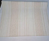 Шпалери вінілові 10.05 × 1.06 м Marburg 32357, бежеві в смужку для спальні, вітальні, кабінету, фото 7