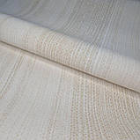 Шпалери вінілові 10.05 × 1.06 м Marburg 32357, бежеві в смужку для спальні, вітальні, кабінету, фото 8