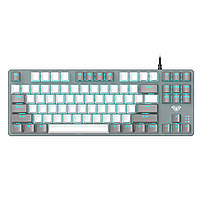 Клавіатура Aula Mechanical F3287 Grey/White Keycap KRGD Blue (6948391240954)