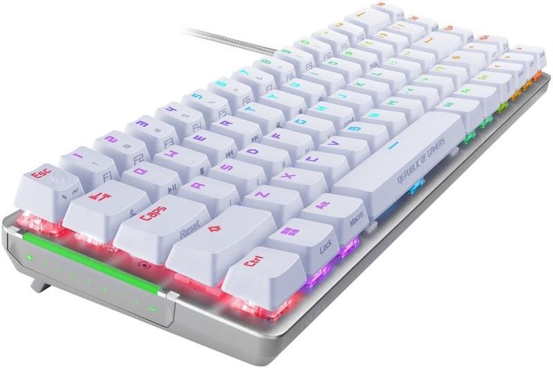 Клавіатура Asus ROG Falchion Ace LED 68key NX RD White (90MP0346-BKUA11), фото 1