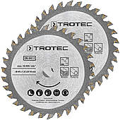 Диск пиляльний Trotec 3 TCT 89х10х1,8 HW30 Wood/Plastic (2 шт) (6215001303)