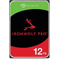 Накопичувач HDD SATA 12.0TB Seagate IronWolf Pro 7200rpm 256MB (ST12000NT001)