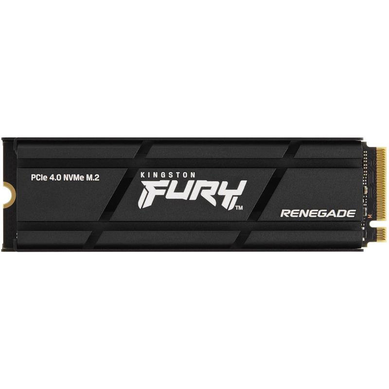 Накопичувач SSD 4TB Kingston Fury Renegade with Heatsink M.2 2280 PCIe 4.0 x4 NVMe 3D TLC (SFYRDK/4000G), фото 1