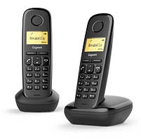 Радіотелефон DECT Gigaset A170 DUO Black (L36852-H2802-R201)
