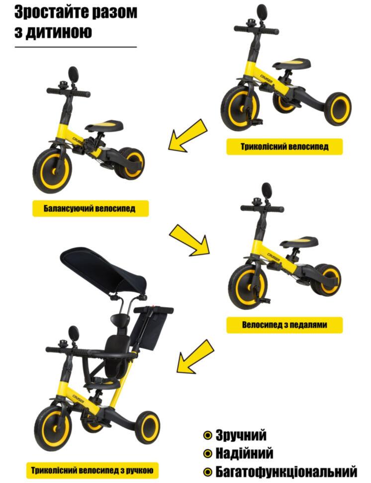 Велосипед Tri-cycle 5in1 Cruiser Versa mix