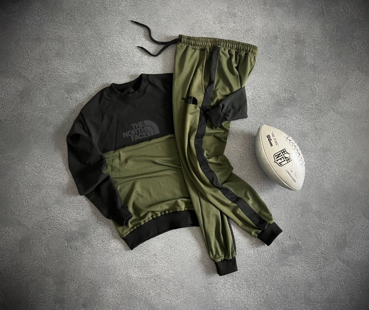 The North Face спортивний костюм чоловічий осінній весняний літній тнф хакі, фото 1