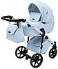 Коляска 2 в 1 Adamex Nola Natura 1 sky, фото 2
