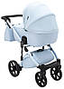 Коляска 2 в 1 Adamex Nola Natura 1 sky, фото 5