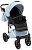 Коляска 2 в 1 Adamex Nola Natura 1 sky, фото 8