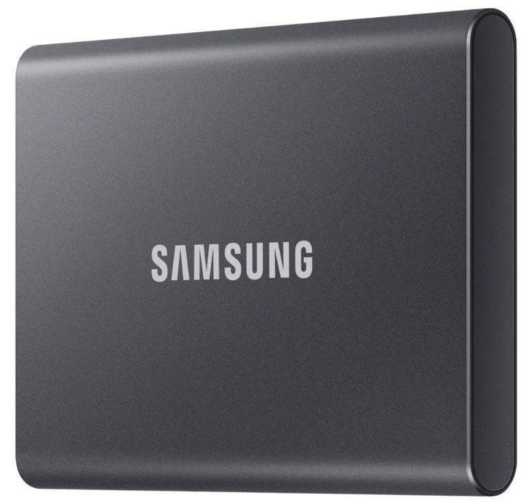 Накопичувач зовнішній SSD 2.5" USB 2.0TB Samsung T7 Titan Gray (MU-PC2T0T/WW), фото 1