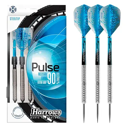 Дротики дартс із вольфраму Pulse 90% Harrows Англія 21 грам, фото 1