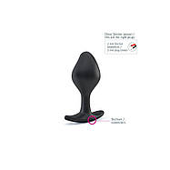 Силіконова анальна пробка Mystim Rocking Force S для електростимулятора діаметр 3,7 см, фото 3